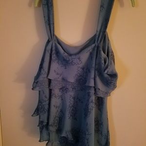 Plus size fancy tank top